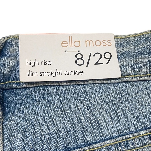 Ella Moss High Waist Straight Leg‎ Jeans - Picture 7 of 12